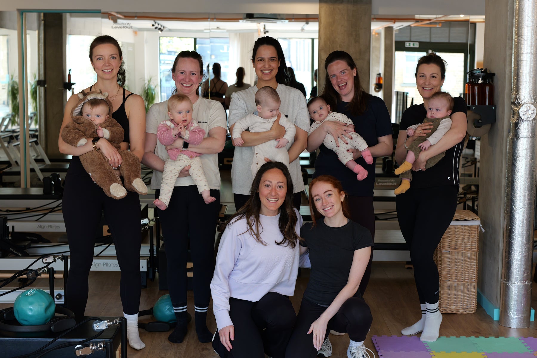 A LevelOut postnatal reformer class